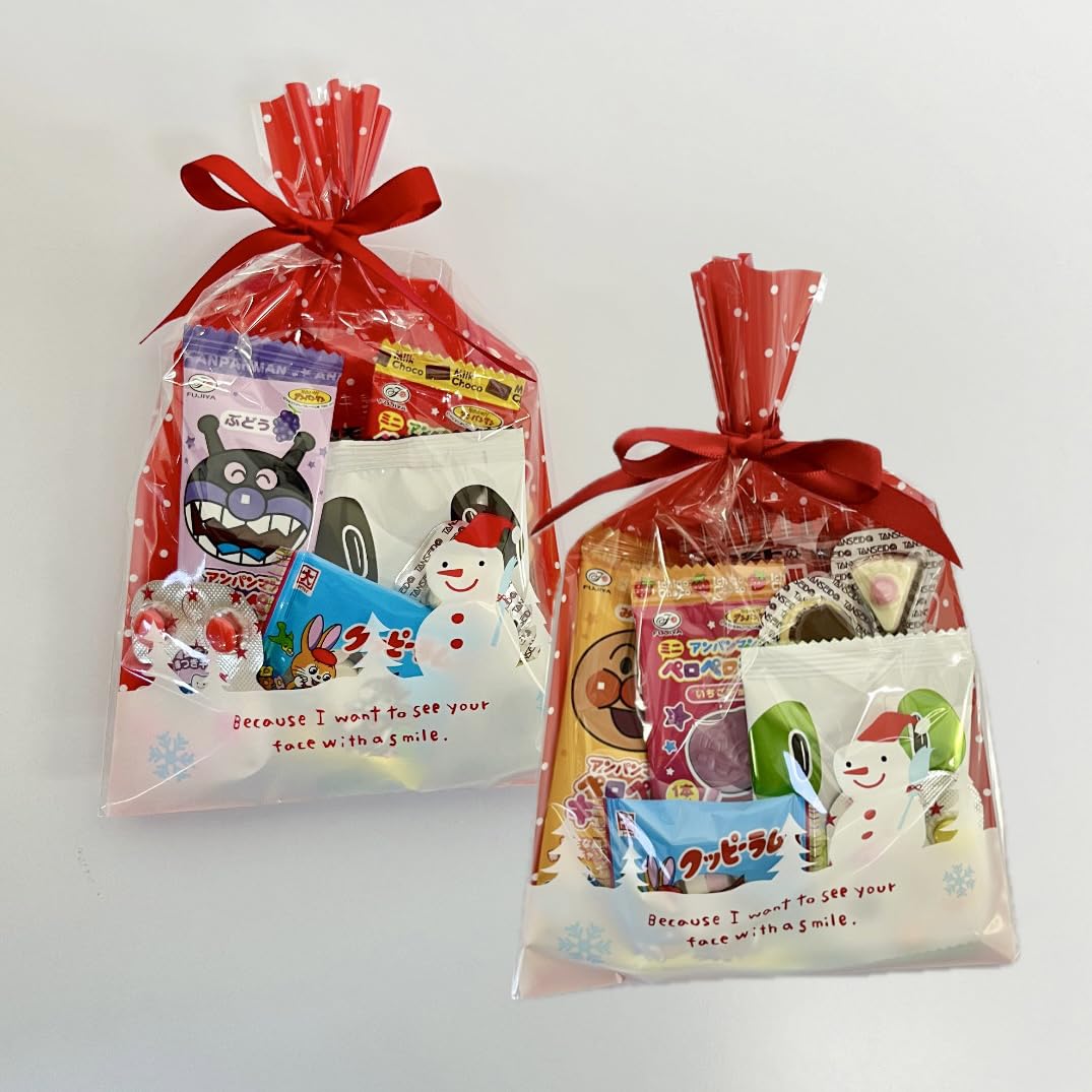 Amazon.co.jp: クリスマス プチギフト 2個セット 8点詰め合わせ お菓子